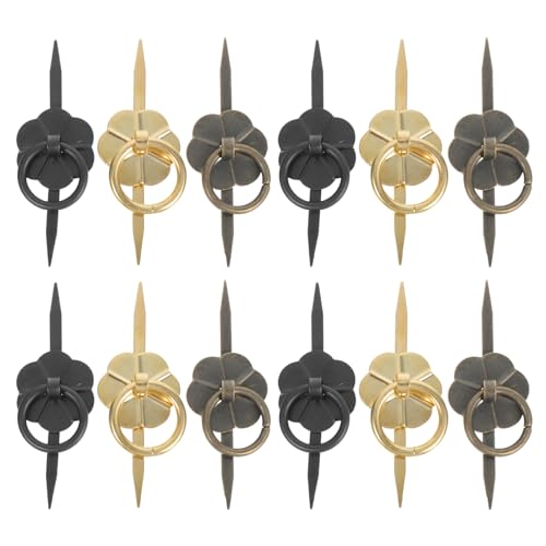 CLISPEED 15 Stück Antike Runde Metallgriffe für DIY Möbel Upgrades Rustikaler Stil für Küche Schlafzimmer Badezimmer CLISPEED 15 Stück Antike Runde Metallgriffe für DIY Möbel Upgrades Rustikaler Stil für Küche Schlafzimmer Badezimmer von CLISPEED