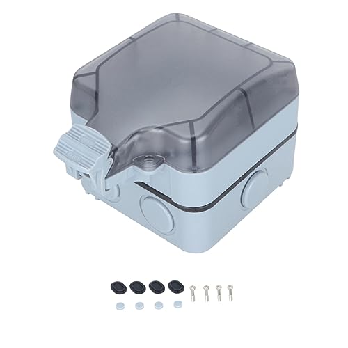 CLISPEED 15A Einzelner Außenstecker Wasserdichte Steckdose mit Abdeckung für Wandmontage Staubdicht Geeignet für Laptops und Tablets Design für Stil CLISPEED 15A Einzelner Außenstecker Wasserdichte Steckdose mit Abdeckung für Wandmontage Staubdicht Geeignet für Laptops und Tablets Design für Stil von CLISPEED