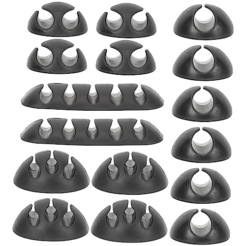 CLISPEED 16 Stück Kabelorganizer Selbstklebende Kabelhalter für und Ordentliche Schreibtische zur Aufbewahrung und Datenkabeln Kompatibel mit Verschiedenen Kabeltypen CLISPEED 16 Stück Kabelorganizer Selbstklebende Kabelhalter für und Ordentliche Schreibtische zur Aufbewahrung und Datenkabeln Kompatibel mit Verschiedenen Kabeltypen von CLISPEED