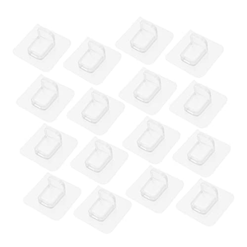 CLISPEED 16 Stück Selbstklebende Regalstützen Stabile und Beschädigungsfreie Halterungen für Schränke Bücherregale und Vitrinen Installieren Transparent kein Bohren Erforderlich CLISPEED 16 Stück Selbstklebende Regalstützen Stabile und Beschädigungsfreie Halterungen für Schränke Bücherregale und Vitrinen Installieren Transparent kein Bohren Erforderlich von CLISPEED