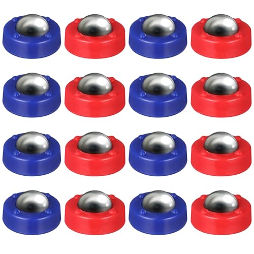 CLISPEED 16PCS Shuffleboard Shuffleboard Tisch Mini-Shuffleboard-Ersatzpucks Set Shuffleboard-Curling-Zubehör von CLISPEED