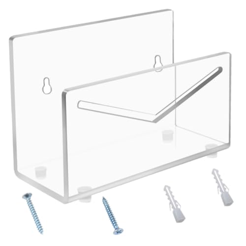 CLISPEED 1Satz Acryl Mail Organizer Transparentes Dokumentenablage für Büro Zuhause Stabiler Briefhalter Einfacher Zugang für Schreibtisch Arbeitsplatte von CLISPEED
