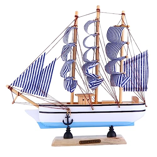 CLISPEED Retro Holz Segelboot Modell Holz Schiff Dekoration Für Wohn Arbeitszimmer Geschenk Für Junge Mädchen Und Freunde Handgefertigtes Nautik Accessoire Kreatives Desktop Ornament CLISPEED Retro Holz Segelboot Modell Holz Schiff Dekoration Für Wohn Arbeitszimmer Geschenk Für Junge Mädchen Und Freunde Handgefertigtes Nautik Accessoire Kreatives Desktop Ornament von CLISPEED