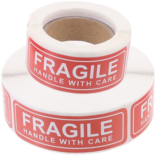 CLISPEED 2 Rollen Fragile Warning Sticker Selbstklebend Stark Haftend Verpackungsaufkleber Vorsicht Zerbrechlich Etiketten für Versand und Transport Kartonboxen CLISPEED 2 Rollen Fragile Warning Sticker Selbstklebend Stark Haftend Verpackungsaufkleber Vorsicht Zerbrechlich Etiketten für Versand und Transport Kartonboxen von CLISPEED