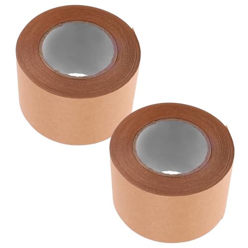 CLISPEED 2 Rollen Verstärktes Kraftpapier Klebeband Multifunktionales Stark Haftendes Verpackungsband für Kartons Beschreibbar Wasserbeständig zum Sicheren Versiegeln und Verstärken von CLISPEED 2 Rollen Verstärktes Kraftpapier Klebeband Multifunktionales Stark Haftendes Verpackungsband für Kartons Beschreibbar Wasserbeständig zum Sicheren Versiegeln und Verstärken von von CLISPEED