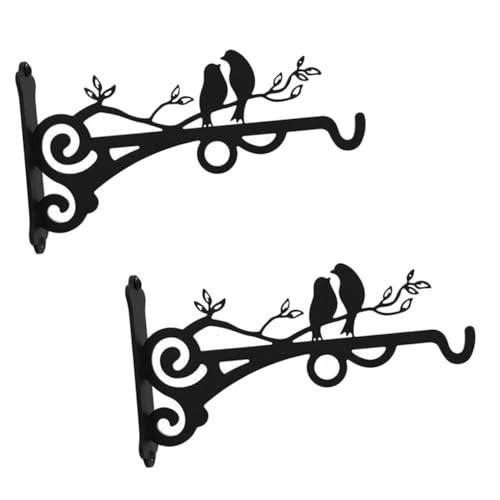 CLISPEED 2 STÜCK Teiliges Blumenampel Haken Schwarzer Dekorativer Wandhalter für Balkon und Garten Langlebige Eisenhalterung für Hängende Pflanzkörbe und Laternen Rostbeständig Praktische CLISPEED 2 STÜCK Teiliges Blumenampel Haken Schwarzer Dekorativer Wandhalter für Balkon und Garten Langlebige Eisenhalterung für Hängende Pflanzkörbe und Laternen Rostbeständig Praktische von CLISPEED