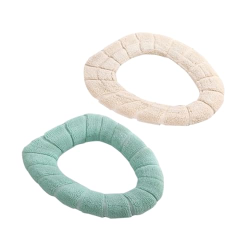 CLISPEED 2 STÜCK Warmer Universeller Toilettensitzbezug O Form Gepolstert Dehnbarer Polyesterbezug Komfortable Wc Sitzauflage Passend für Toilettensitze rutschfest Zufällige Farbe CLISPEED 2 STÜCK Warmer Universeller Toilettensitzbezug O Form Gepolstert Dehnbarer Polyesterbezug Komfortable Wc Sitzauflage Passend für Toilettensitze rutschfest Zufällige Farbe von CLISPEED