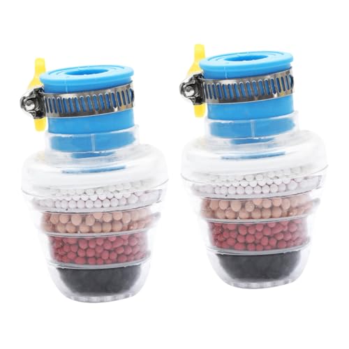 CLISPEED 2 STÜCK Wasserhahnfilter Blau Schichten Wasserreiniger Spritz Drehbar Für Rundhähne Kalt Warmwasser Wasserersparnis Einfach zu Befestigen CLISPEED 2 STÜCK Wasserhahnfilter Blau Schichten Wasserreiniger Spritz Drehbar Für Rundhähne Kalt Warmwasser Wasserersparnis Einfach zu Befestigen von CLISPEED