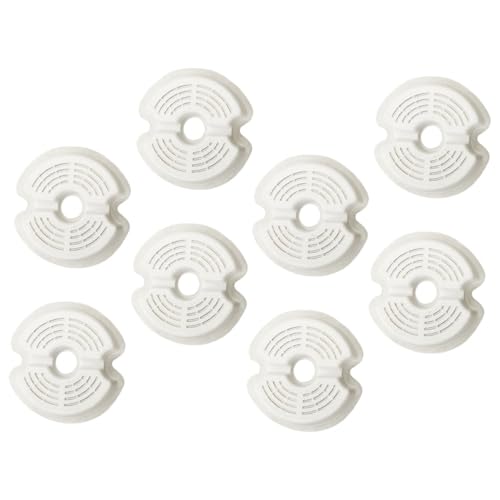 CLISPEED 2 Sätze Haustier Trinkbrunnen Filter Ersatzfilter für Katzen und Hunde Langlebige Wasserfilter mit Aktivkohle Entfernt Gerüche und Schadstoffe Passend für Runde Filter mit CLISPEED 2 Sätze Haustier Trinkbrunnen Filter Ersatzfilter für Katzen und Hunde Langlebige Wasserfilter mit Aktivkohle Entfernt Gerüche und Schadstoffe Passend für Runde Filter mit von CLISPEED
