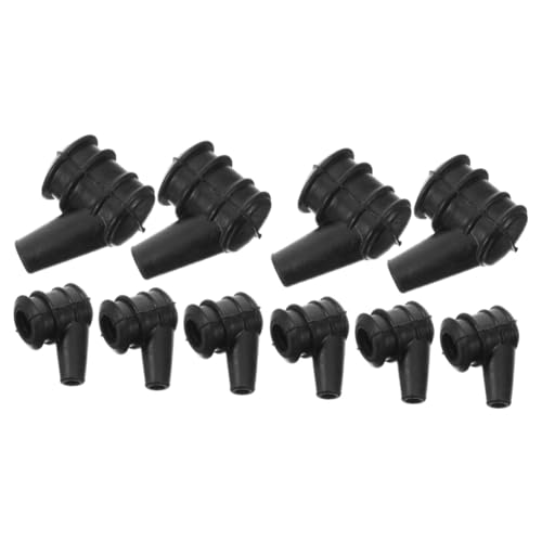 CLISPEED 2 Sätze Hochdruckkappe Kettensäge Traktor Rasenmäher Rasenmäher Funken Rasenmäher Zündkerzenkappe Maschinenteile Rasenmäherstecker Motorkappen Rollerteile Kunststoff 5 Stücke * 2 von CLISPEED