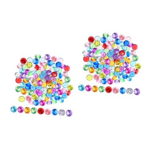 CLISPEED 2 Sätze Teiliges Bunte Kristall Diamanten Dekosteine Farbenfrohe Simulation Diamonds Für DIY Basteln Tischdeko Vase Füller Hochzeit Und Party Schmuck 100 Stück * 2 CLISPEED 2 Sätze Teiliges Bunte Kristall Diamanten Dekosteine Farbenfrohe Simulation Diamonds Für DIY Basteln Tischdeko Vase Füller Hochzeit Und Party Schmuck 100 Stück * 2 von CLISPEED