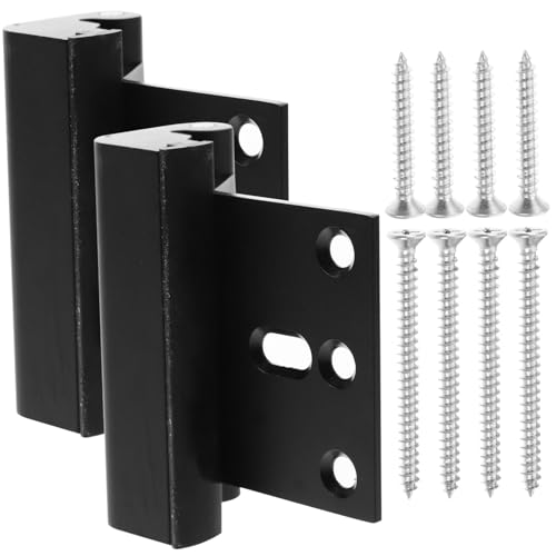 CLISPEED 2 Sätze Türverstärkungsschlösser aus Langlebigem Aluminiumlegierung Kindersichere Türriegel zur Heimabsicherung Rostfrei Einfache Montage Geeignet für Innen Wohnungstüren von CLISPEED