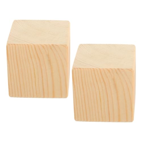 CLISPEED 2 Stck Heavy duty Möbel riser aus Holz Höhe Rutschfeste Möbel erhöhung für Bett Sofa Tisch und Schrank Stabile und Möbelbeine erhöhung von CLISPEED