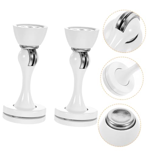 CLISPEED 2 Stck Magnetischer Türstopper aus Bodenmontage Starker Halt Schutz vor Wand und Türbeschädigung Modernes Design für Wohn und Arbeitsräume von CLISPEED