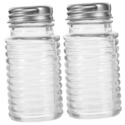 CLISPEED 2 Stck Teiliges Salz und Pfefferstreuer aus Glas Kleiner Gewürzspender mit Präziser Dosierung Leicht und Kompakt Klassisches Design für Küche und Restaurantgebrauch CLISPEED 2 Stck Teiliges Salz und Pfefferstreuer aus Glas Kleiner Gewürzspender mit Präziser Dosierung Leicht und Kompakt Klassisches Design für Küche und Restaurantgebrauch von CLISPEED