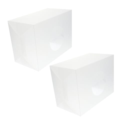 CLISPEED 2 Stück Abnehmbare Transparente Jahresversammlung Losbox aus Multifunktionale Spiel und Stimmungsbox für Mitarbeiter Fairer Kummerkasten für Büro und Event von CLISPEED