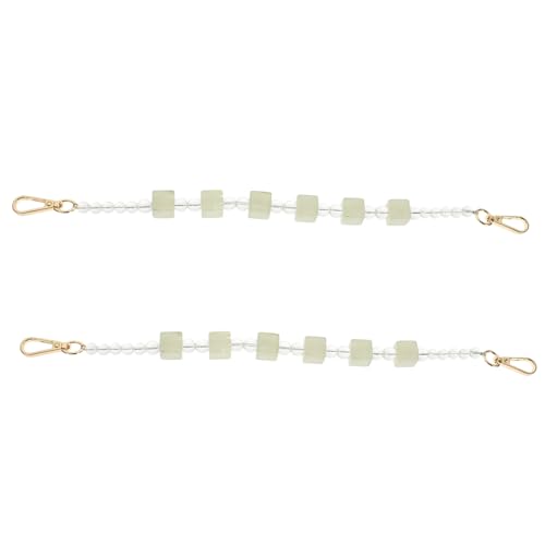 CLISPEED 2 Stück Acryl Taschenkette Ersatz Crossbody Gurt für Handtaschen Leichte Langlebige Kunststoffketten mit Stabilen Karabinern Modischer Umhängeriemen für Damen Einfach zu Wechseln CLISPEED 2 Stück Acryl Taschenkette Ersatz Crossbody Gurt für Handtaschen Leichte Langlebige Kunststoffketten mit Stabilen Karabinern Modischer Umhängeriemen für Damen Einfach zu Wechseln von CLISPEED