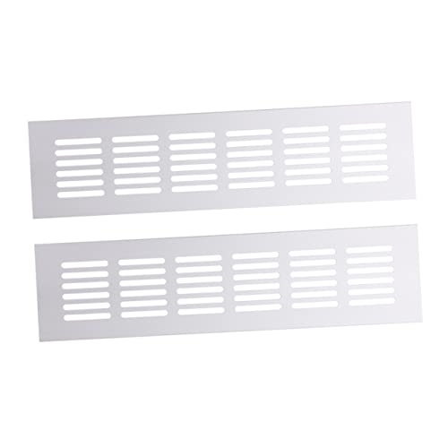 CLISPEED 2 Stück Aluminium Lüftungsgitter für Möbel Atmungsaktive Ventilationsabdeckung für Schränke Kleiderschränke und Korrosionsbeständig und Geruchshemmend CLISPEED 2 Stück Aluminium Lüftungsgitter für Möbel Atmungsaktive Ventilationsabdeckung für Schränke Kleiderschränke und Korrosionsbeständig und Geruchshemmend von CLISPEED