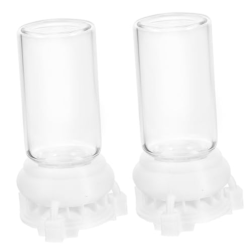CLISPEED 2 Stück Ameisen Wasserspender aus Glas und Langlebiger Ant Feeder Trinknapf für Ameisennester Transparent Wiederverwendbar Einfach zu Bedienen für Ameisenhaltung von CLISPEED