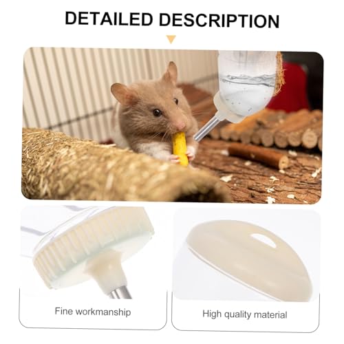 CLISPEED 2 Stück Auslaufsichere Kleintier Trinkflaschen Wasserspender für Kaninchen Meerschweinchen Chinchilla mit Langlebigem Einfachem Design und Praktischer Befestigung von CLISPEED