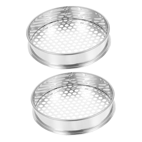 CLISPEED 2 Stück Bodensieb Rundes Gartensieb mit Maschenweite Teiliges Rostfrei Leichtes Gartensieb zum von Erde Sand für Garten und Kompost Langlebig und Tragbar CLISPEED 2 Stück Bodensieb Rundes Gartensieb mit Maschenweite Teiliges Rostfrei Leichtes Gartensieb zum von Erde Sand für Garten und Kompost Langlebig und Tragbar von CLISPEED