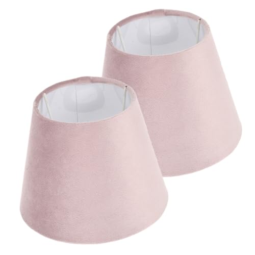 CLISPEED 2 Stück Dekorativer Lampenschirm für Tischlampen Kleine Stoff Lampenschirme mit Samtweißem Innenfutter Leichter Ersatzschirm Lichtstreuend Einfache Montage Passend für Wohn und CLISPEED 2 Stück Dekorativer Lampenschirm für Tischlampen Kleine Stoff Lampenschirme mit Samtweißem Innenfutter Leichter Ersatzschirm Lichtstreuend Einfache Montage Passend für Wohn und von CLISPEED
