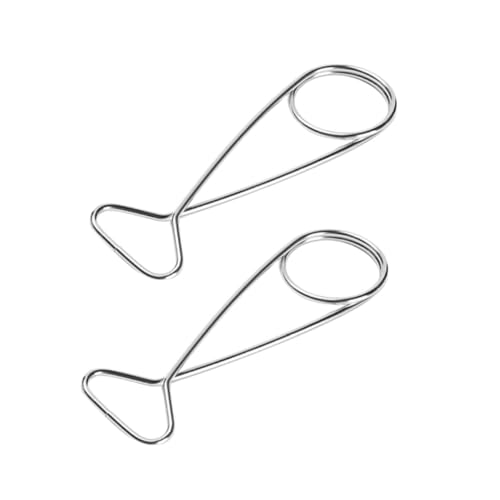 CLISPEED 2 Stück Edelstahl Flaschenhaken Vielseitiger Fischmaul Spreizer und Topfhalter Stabiler Camping Flaschenhalter für Outdoor Sicherer Griff und Einfache Bedienung von CLISPEED