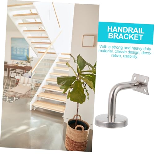 CLISPEED 2 Stück Edelstahl Handlaufhalter Wandmontage Stabile Handlaufhalterung aus Robustem Material Einfache Montage Modernes Design für Treppen Geländer Haus Büro Laden Hotel CLISPEED 2 Stück Edelstahl Handlaufhalter Wandmontage Stabile Handlaufhalterung aus Robustem Material Einfache Montage Modernes Design für Treppen Geländer Haus Büro Laden Hotel von CLISPEED