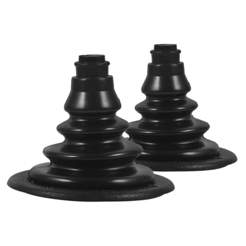 CLISPEED 2 Stück Einfädelschutzhülle gummischlauch Schalthebeldichtung Bootssteuerung Universeller Firewall-Boot Marine-Drahtabdeckung Drahtabdeckung für Boote Schaltmanschette Black von CLISPEED