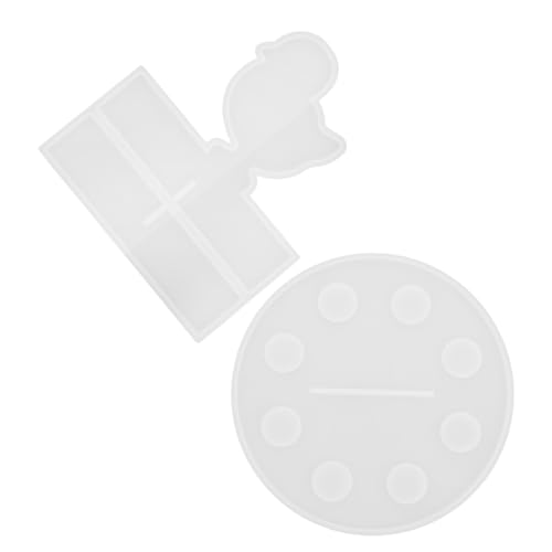CLISPEED 2 Stück Epoxidharz Silikonform Kleine Hühner aufbewahrungsständer DIY Bastelwerkzeug für Desktop ornamente mit Trockenblumen und Glitzer Verzierungen von CLISPEED