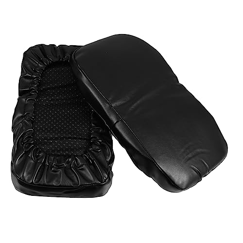 CLISPEED 2 Stück Ergonomische Armlehnenpolster aus Memory Schaum mit Rutschfester PU Lederoberfläche Dicke Ellenbogenstütze zur Druckentlastung Komfortabel für Büro Gaming und CLISPEED 2 Stück Ergonomische Armlehnenpolster aus Memory Schaum mit Rutschfester PU Lederoberfläche Dicke Ellenbogenstütze zur Druckentlastung Komfortabel für Büro Gaming und von CLISPEED