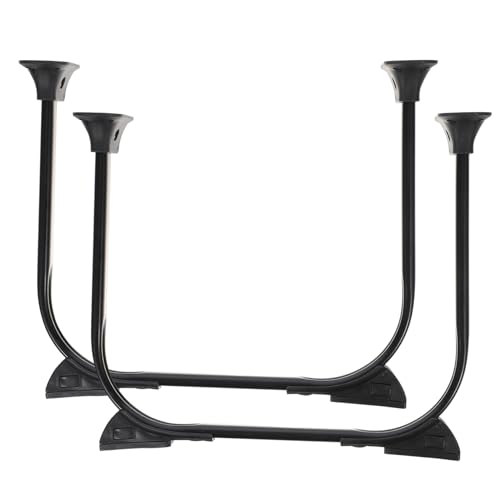 CLISPEED 2 Stück Faltbare Schwere Metall haarnadel tischbeine für DIY Möbel Klappbar und Platzsparend Robust und Einfach zu Montieren für Beistelltisch Sofa Nachttisch und Tv Stand von CLISPEED