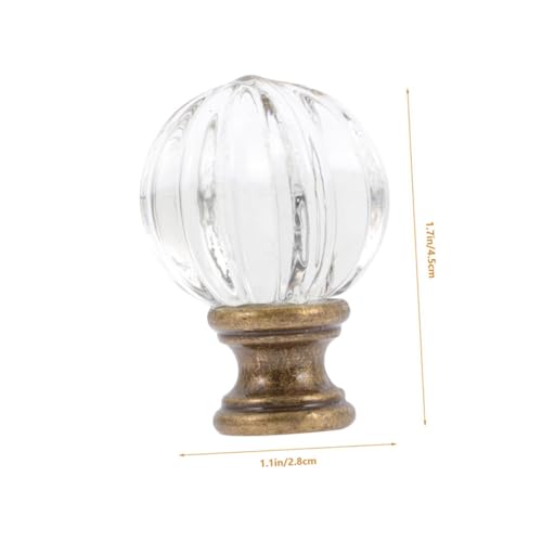 CLISPEED 2 Stück Glas Lampenknauf Lampenschirm Dekorative Lampenabschlüsse aus Glas und Robust Passend für Tisch Stehlampen Stilvoller Lampenschirmaufsatz zur Verschönerung von Lampen CLISPEED 2 Stück Glas Lampenknauf Lampenschirm Dekorative Lampenabschlüsse aus Glas und Robust Passend für Tisch Stehlampen Stilvoller Lampenschirmaufsatz zur Verschönerung von Lampen von CLISPEED