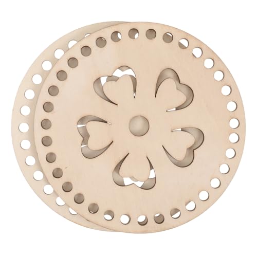 CLISPEED 2 Stück Holz bastelset DIY Korb Boden Shaper Stabile Holz Basis zum Häkeln und Stricken Handgefertigter Taschenboden für Kreative Handarbeit und Individuelle Tasche CLISPEED 2 Stück Holz bastelset DIY Korb Boden Shaper Stabile Holz Basis zum Häkeln und Stricken Handgefertigter Taschenboden für Kreative Handarbeit und Individuelle Tasche von CLISPEED