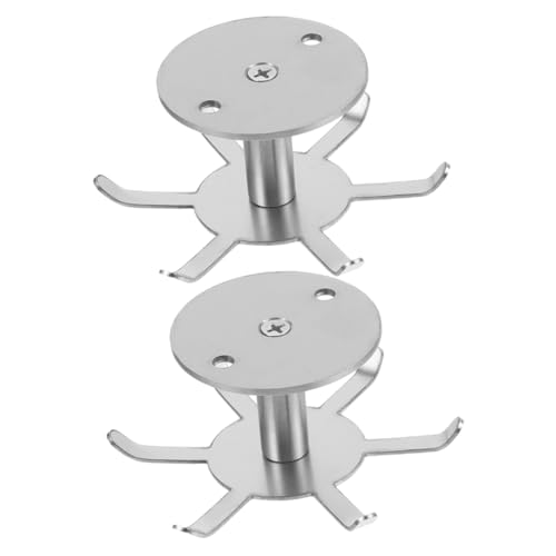 CLISPEED 2 Stück Küchenutensilien Haken Drehbar Wandmontierter Mehrzweck Haken für Utensilien Tassen Handtücher Schlüssel Praktischer Küchen Organizer CLISPEED 2 Stück Küchenutensilien Haken Drehbar Wandmontierter Mehrzweck Haken für Utensilien Tassen Handtücher Schlüssel Praktischer Küchen Organizer von CLISPEED