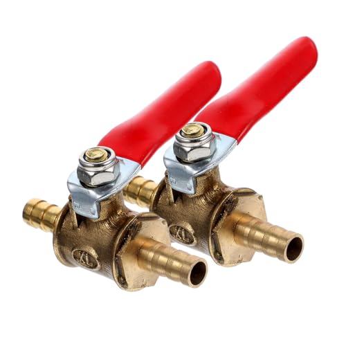 CLISPEED 2 Stück Kupfer Kugelhahn Doppelanschluss Korrosionsbeständiges Absperrventil mit Robustem Hebelgriff Langlebig und Hitzebeständig für Luftkompressoren und Wasserinstallationen CLISPEED 2 Stück Kupfer Kugelhahn Doppelanschluss Korrosionsbeständiges Absperrventil mit Robustem Hebelgriff Langlebig und Hitzebeständig für Luftkompressoren und Wasserinstallationen von CLISPEED