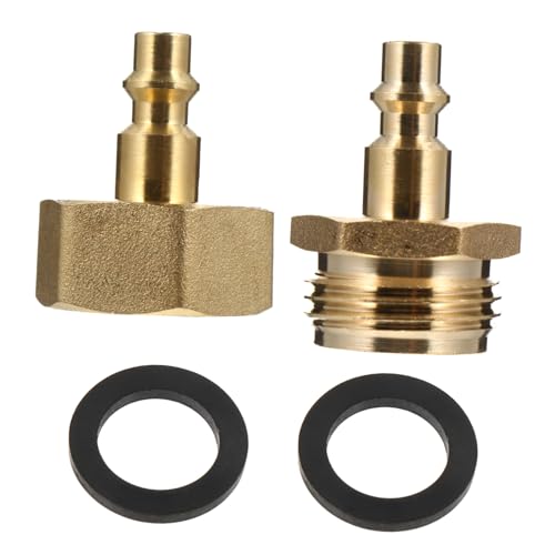 CLISPEED 2 Stück Kupfer Schnellkupplung Robuster Schlauchverbinder mit Männlichem Adapter Rostfrei Dicht Langlebig für Wasserleitungen Gartenschläuche Camper und Bewässerungssysteme CLISPEED 2 Stück Kupfer Schnellkupplung Robuster Schlauchverbinder mit Männlichem Adapter Rostfrei Dicht Langlebig für Wasserleitungen Gartenschläuche Camper und Bewässerungssysteme von CLISPEED