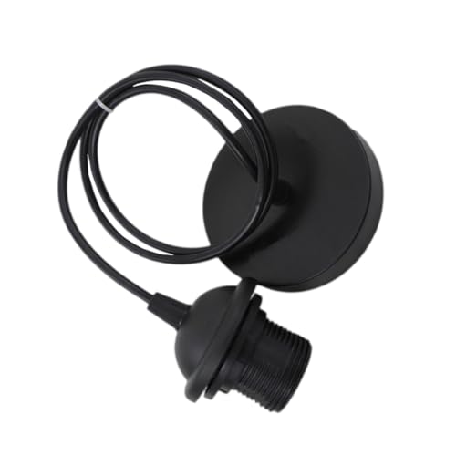 CLISPEED 2 Stück Lampenfassung mit Kabel und Saugknopf DIY Lampenschirm für Zuhause Schwarz Kabellänge für Wohnzimmer Schlafzimmer und Bars CLISPEED 2 Stück Lampenfassung mit Kabel und Saugknopf DIY Lampenschirm für Zuhause Schwarz Kabellänge für Wohnzimmer Schlafzimmer und Bars von CLISPEED
