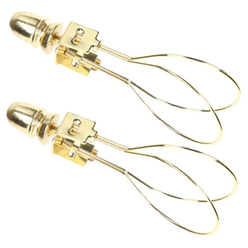 CLISPEED 2 Stück Lampenschirm Adapter Clips aus Einfach Glühbirne Aufsteckbar DIY Lampenhalter Zubehör für Tischlampe Schreibtischlampe Nachttischleuchte Einsetzbar von CLISPEED