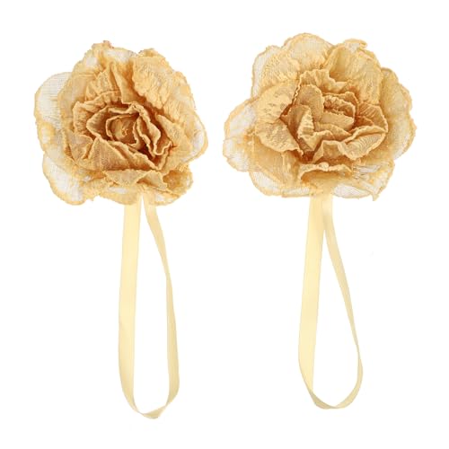 CLISPEED 2 Stück Magnetische Gardinen Raffhalter Blumenform Vorhangbänder Dekorative Drapery Ties mit Starkem Halt Eleganter Magnetischer Verschluss für Wohnzimmer und Zufällige Farbe CLISPEED 2 Stück Magnetische Gardinen Raffhalter Blumenform Vorhangbänder Dekorative Drapery Ties mit Starkem Halt Eleganter Magnetischer Verschluss für Wohnzimmer und Zufällige Farbe von CLISPEED