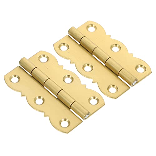 CLISPEED 2 Stück Messing Scharniere für Klavierzubehör Robuste Klavierscharniere mit Löchern Gold für Notenständer und Bücherregale CLISPEED 2 Stück Messing Scharniere für Klavierzubehör Robuste Klavierscharniere mit Löchern Gold für Notenständer und Bücherregale von CLISPEED