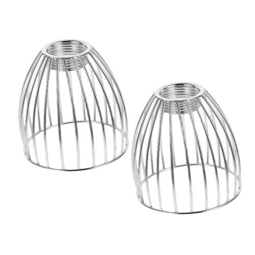 CLISPEED 2 Stück Metall Vogelkäfig Lampenschirme Vintage Industriestil Pendelleuchte Lampenschirm Eisen Kunst Design für Schlafzimmer Esszimmer Beleuchtung CLISPEED 2 Stück Metall Vogelkäfig Lampenschirme Vintage Industriestil Pendelleuchte Lampenschirm Eisen Kunst Design für Schlafzimmer Esszimmer Beleuchtung von CLISPEED