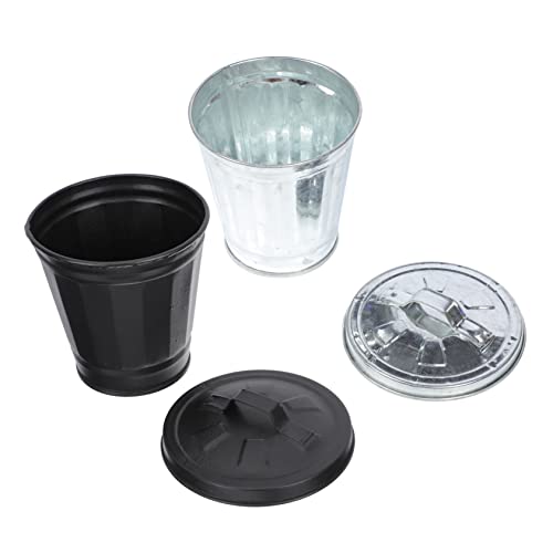 CLISPEED 2 Stück Mini Mülleimer mit Deckel Tischmülleimer aus Verzinktem für Küche Wohnzimmer Schlafzimmer und Geruchsneutral zur Aufbewahrung Kleiner Gegenstände CLISPEED 2 Stück Mini Mülleimer mit Deckel Tischmülleimer aus Verzinktem für Küche Wohnzimmer Schlafzimmer und Geruchsneutral zur Aufbewahrung Kleiner Gegenstände von CLISPEED