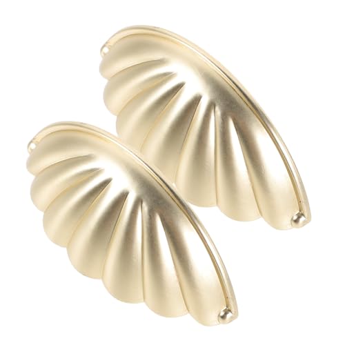 CLISPEED 2 Stück Möbelgriffe Muschelgriff Vintage Gold Ersatz Griffe für Schrank Türen Kleiderschrank und Kommode Einfache Montage Stabile Verarbeitung für Schrankarten Geeignet CLISPEED 2 Stück Möbelgriffe Muschelgriff Vintage Gold Ersatz Griffe für Schrank Türen Kleiderschrank und Kommode Einfache Montage Stabile Verarbeitung für Schrankarten Geeignet von CLISPEED