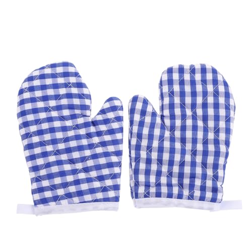 CLISPEED 2 Stück Ofenhandschuhe Teilig Hitzebeständig Mikrowellenhandschuhe Wärmedämmend rutschfest Atmungsaktiv für Backen Kochen Küche Dunkelblau Kariert CLISPEED 2 Stück Ofenhandschuhe Teilig Hitzebeständig Mikrowellenhandschuhe Wärmedämmend rutschfest Atmungsaktiv für Backen Kochen Küche Dunkelblau Kariert von CLISPEED