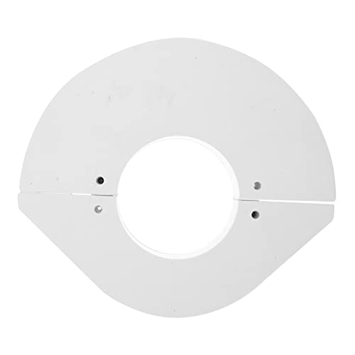 CLISPEED 2 Stück PVC Abflussplatten für Badezimmer Hochtemperaturbeständige Wasserplatten zur Abdichtung von Reservelöchern Robuste Drainage Lösung Installieren und Tragbar von CLISPEED