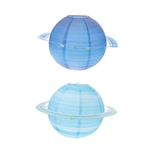 CLISPEED 2 Stück Planet Papierlaternen Weltraum Deko Hängende Laternen aus Reißfestem Papier Geburtstagsfeier Dekoration Sonnensystem Thema Hellblau und Dunkelblau Party Zubehör CLISPEED 2 Stück Planet Papierlaternen Weltraum Deko Hängende Laternen aus Reißfestem Papier Geburtstagsfeier Dekoration Sonnensystem Thema Hellblau und Dunkelblau Party Zubehör von CLISPEED