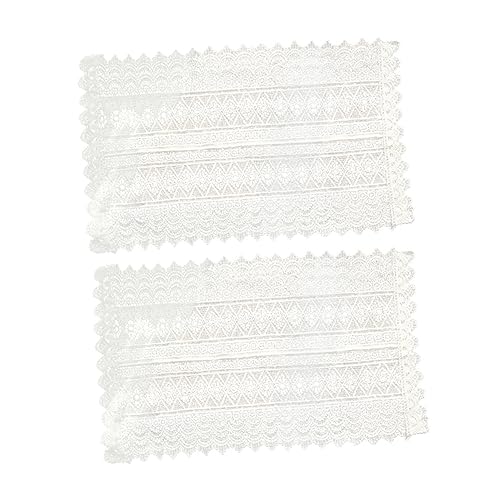 CLISPEED 2 Stück Platzsets aus Spitze für Hochzeiten und Feste Tischdeko im Ländlichen für Esszimmer und Küchentische Verleiht Jedem eine Besondere Note von CLISPEED