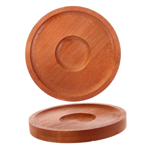 CLISPEED 2 Stück Rotierende Whiskeygläser mit robusten Holzfüßen Runde Drehbare Untersetzer aus natürlichem Holz für Bar und Zuhause rutschfeste Glasunterlage für Whisky und Weingläser CLISPEED 2 Stück Rotierende Whiskeygläser mit robusten Holzfüßen Runde Drehbare Untersetzer aus natürlichem Holz für Bar und Zuhause rutschfeste Glasunterlage für Whisky und Weingläser von CLISPEED
