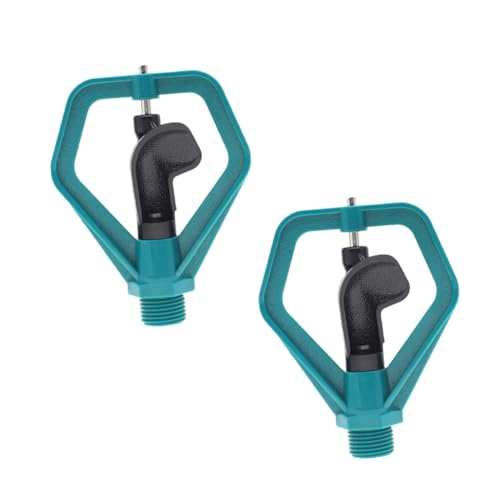 CLISPEED 2 Stück Rotierender Langlebiger Rasensprenger Bewässerungssystem für Landwirtschaft Garten Parks von CLISPEED